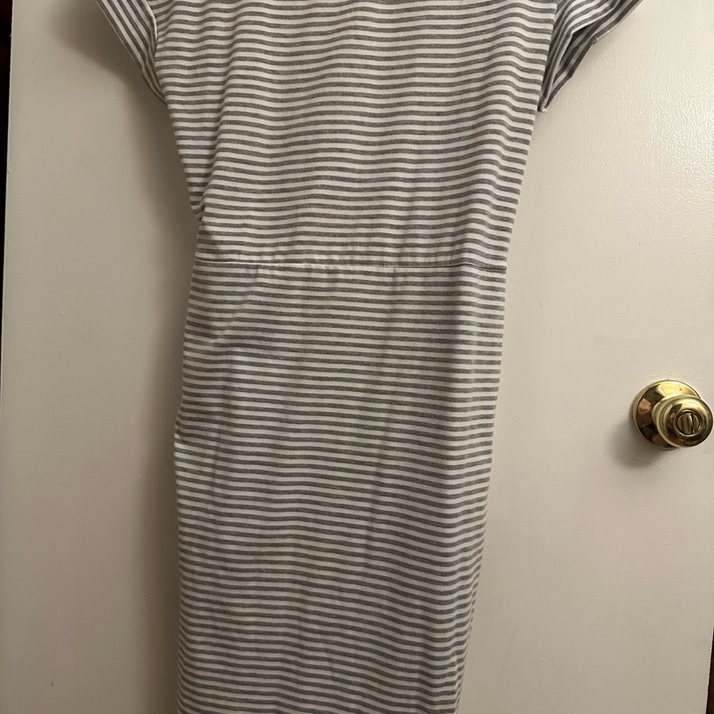Striped Gray Women's Dress